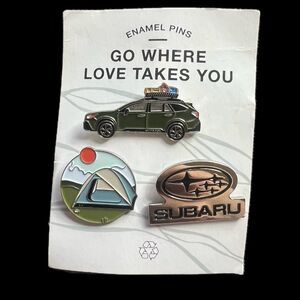 Subaru Outback Limited Edition Enamel Pin Set